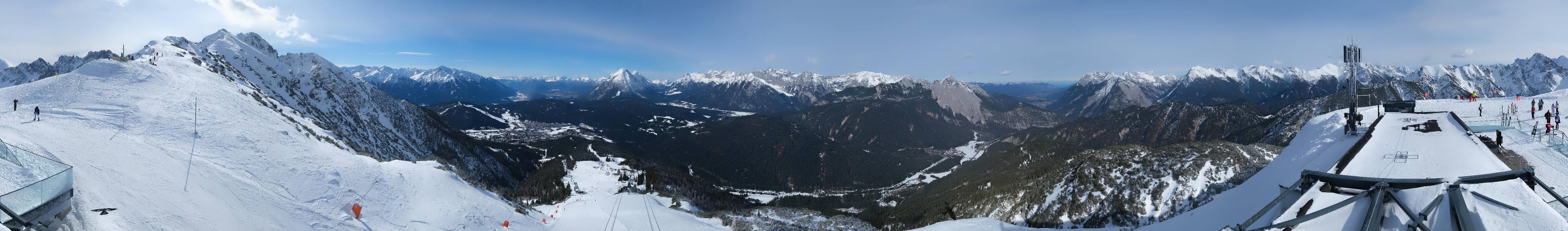 Archiv Foto Webcam Seefeld Rosshütte - Bergstation Seefelder Joch