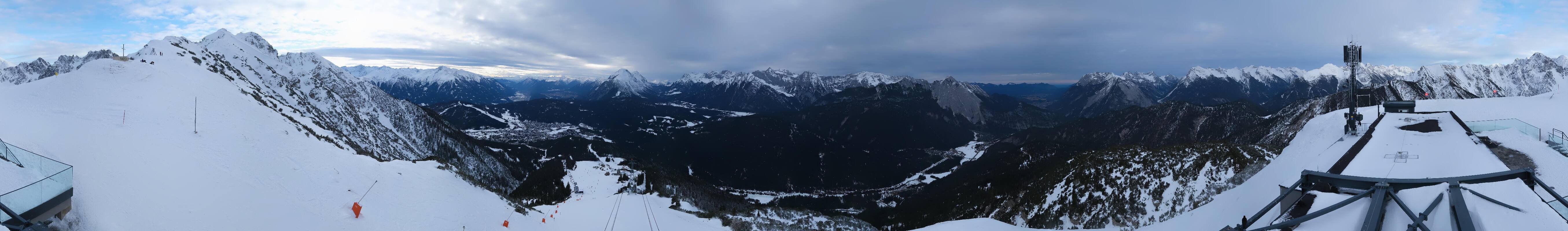 Archiv Foto Webcam Seefeld Rosshütte - Bergstation Seefelder Joch