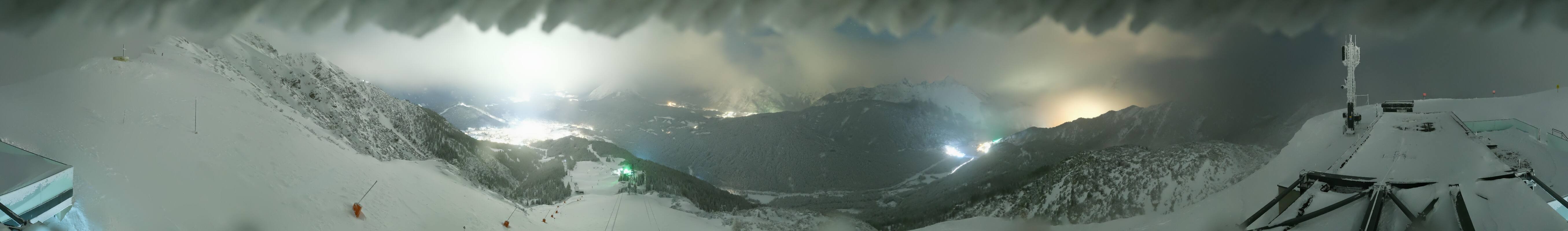 Archiv Foto Webcam Seefeld Rosshütte - Bergstation Seefelder Joch