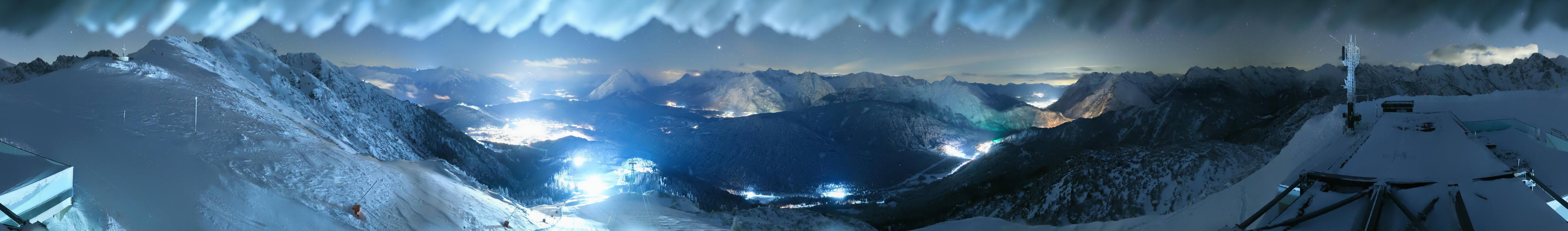 Archiv Foto Webcam Seefeld Rosshütte - Bergstation Seefelder Joch