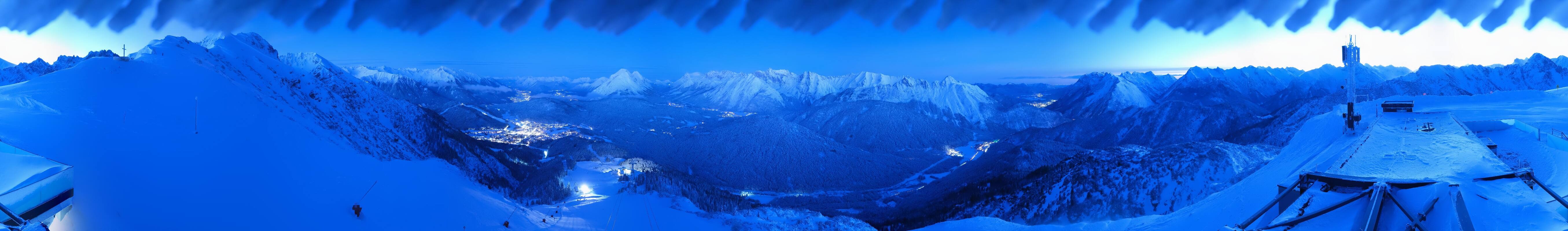 Archiv Foto Webcam Seefeld Rosshütte - Bergstation Seefelder Joch