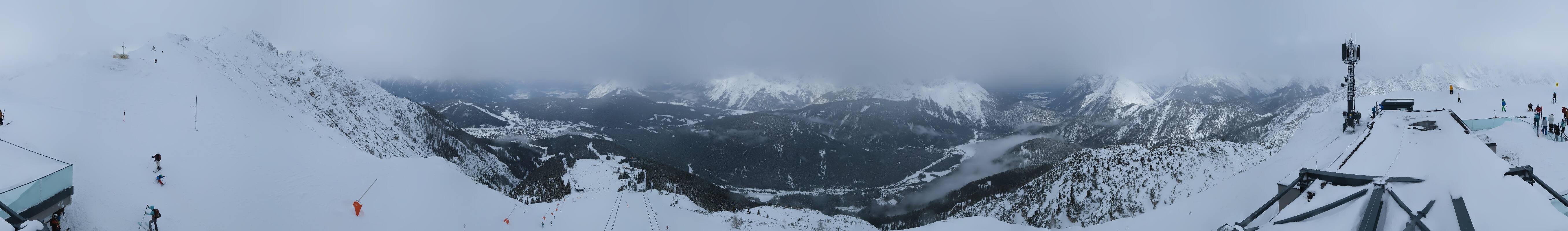 Archiv Foto Webcam Seefeld Rosshütte - Bergstation Seefelder Joch