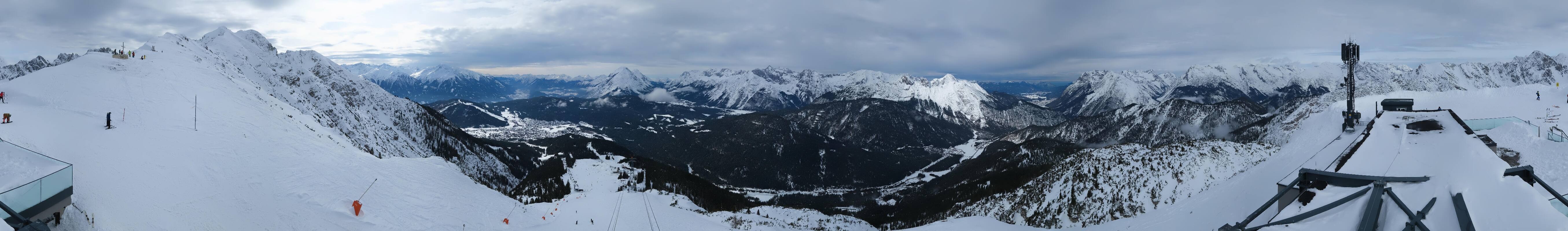 Archiv Foto Webcam Seefeld Rosshütte - Bergstation Seefelder Joch