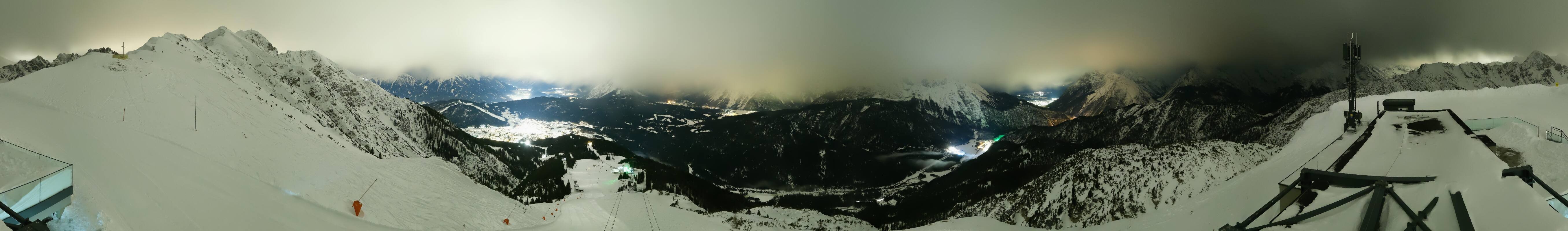 Archiv Foto Webcam Seefeld Rosshütte - Bergstation Seefelder Joch