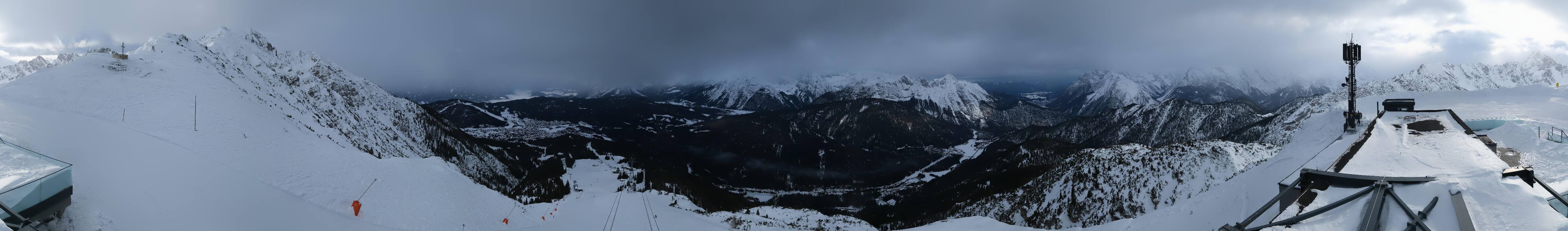 Archiv Foto Webcam Seefeld Rosshütte - Bergstation Seefelder Joch