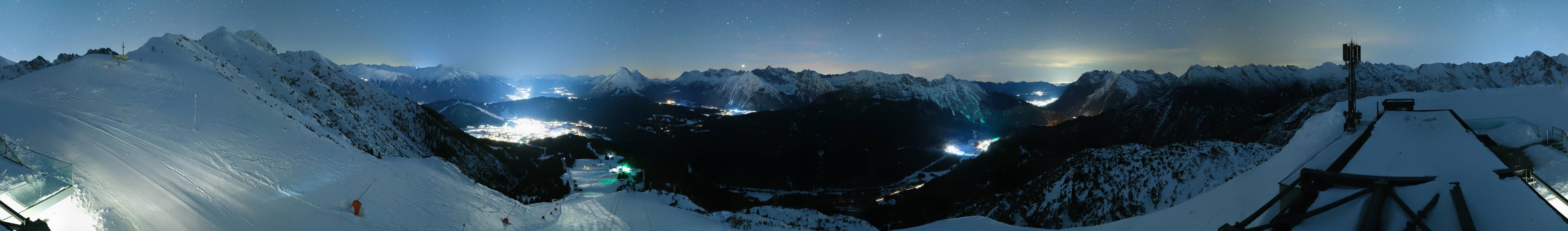 Archiv Foto Webcam Seefeld Rosshütte - Bergstation Seefelder Joch