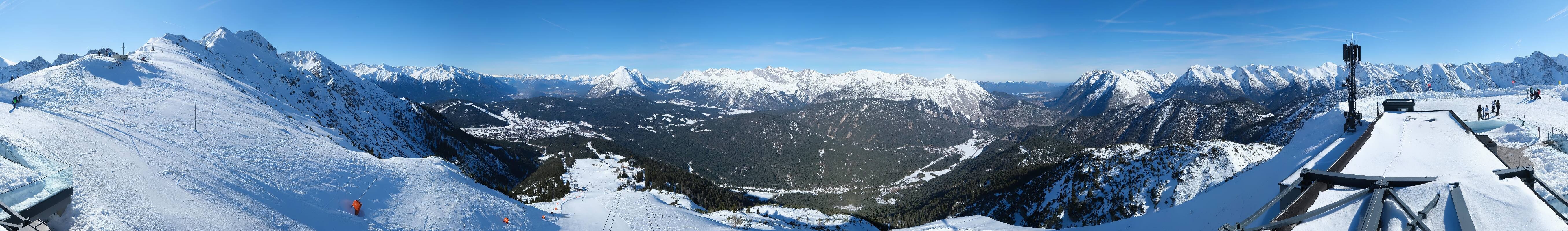 Archiv Foto Webcam Seefeld Rosshütte - Bergstation Seefelder Joch