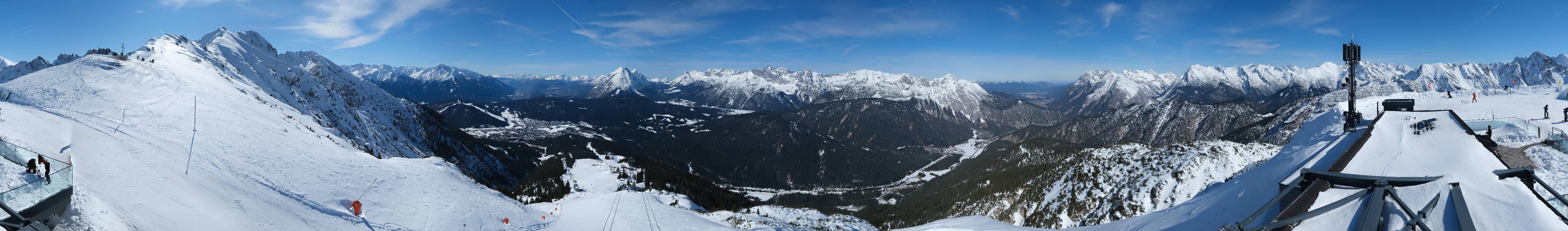 Archiv Foto Webcam Seefeld Rosshütte - Bergstation Seefelder Joch