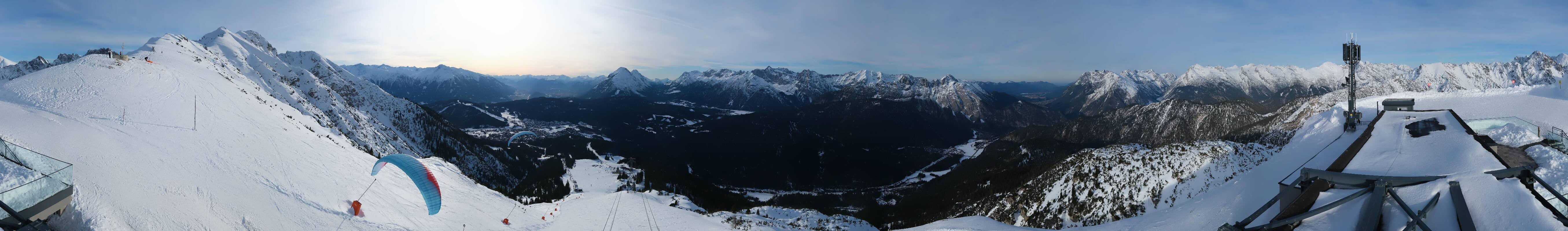 Archived image Webcam Seefeld Rosshütte - Seefelder Joch