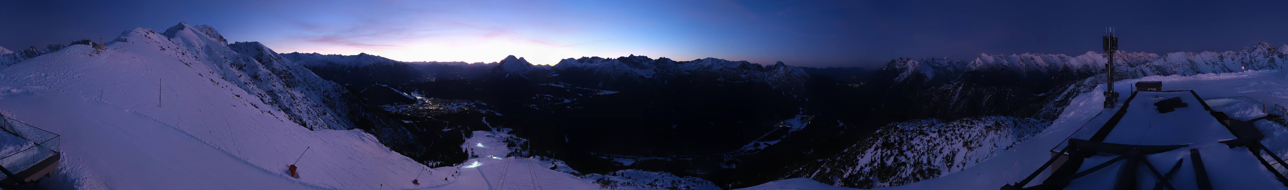 Archived image Webcam Seefeld Rosshütte - Seefelder Joch