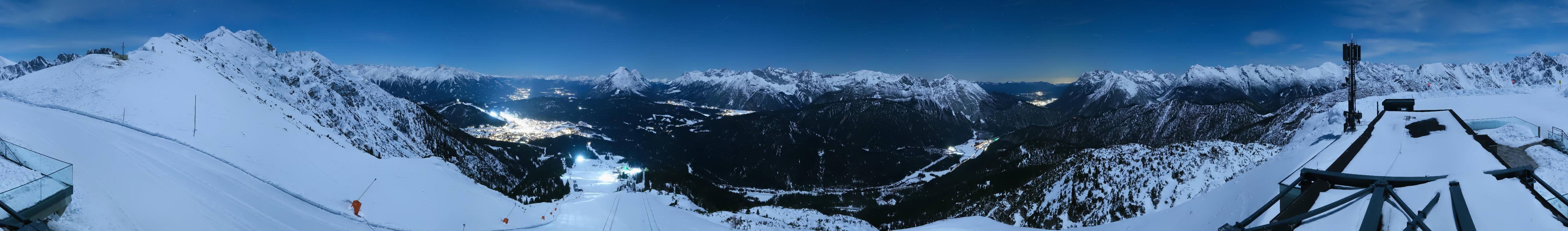Archiv Foto Webcam Seefeld Rosshütte - Bergstation Seefelder Joch