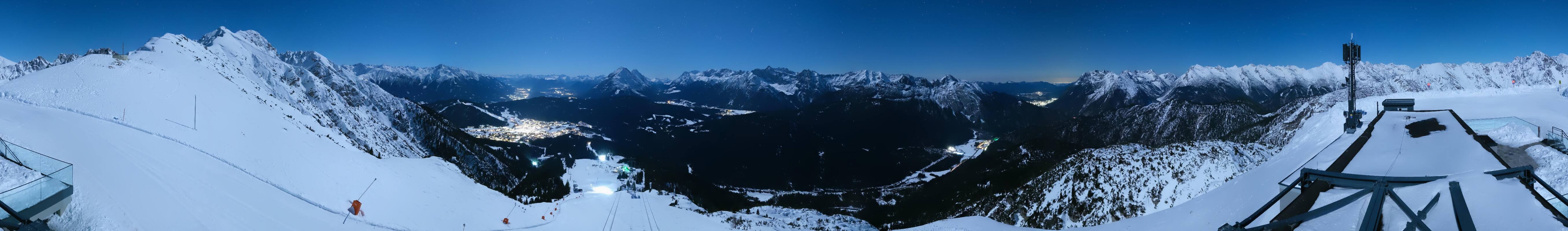 Archiv Foto Webcam Seefeld Rosshütte - Bergstation Seefelder Joch