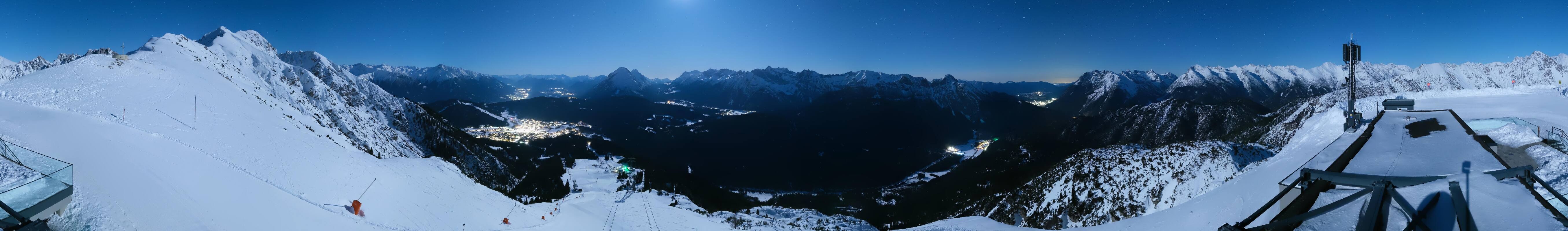 Archiv Foto Webcam Seefeld Rosshütte - Bergstation Seefelder Joch