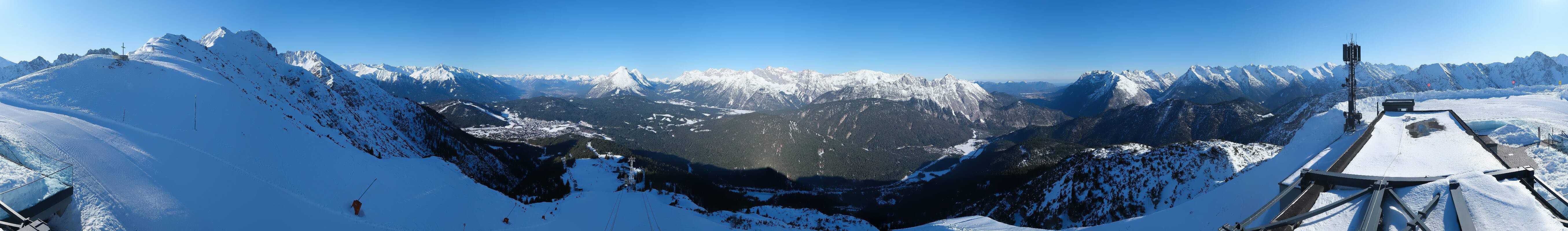 Archiv Foto Webcam Seefeld Rosshütte - Bergstation Seefelder Joch