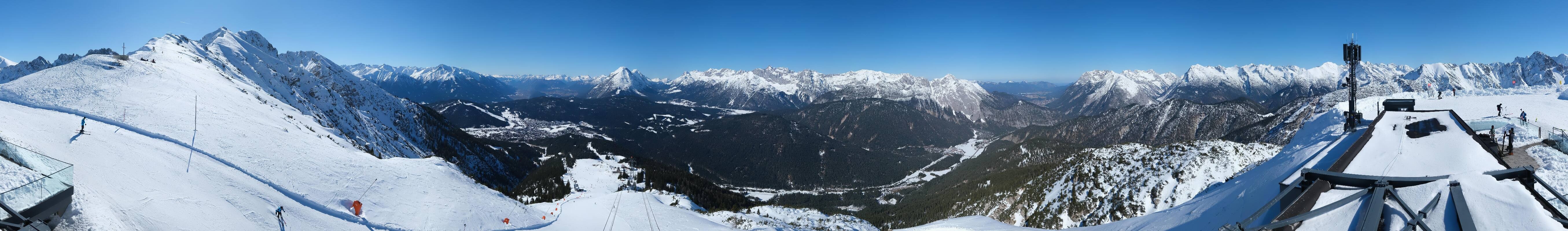 Archiv Foto Webcam Seefeld Rosshütte - Bergstation Seefelder Joch