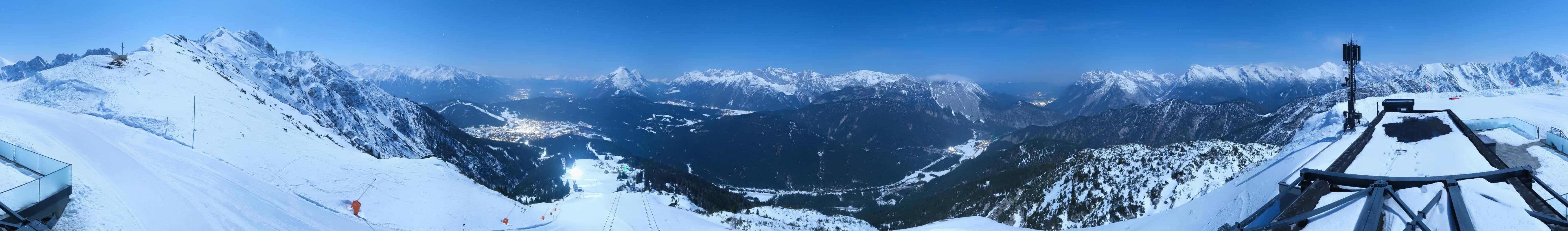 Archiv Foto Webcam Seefeld Rosshütte - Bergstation Seefelder Joch