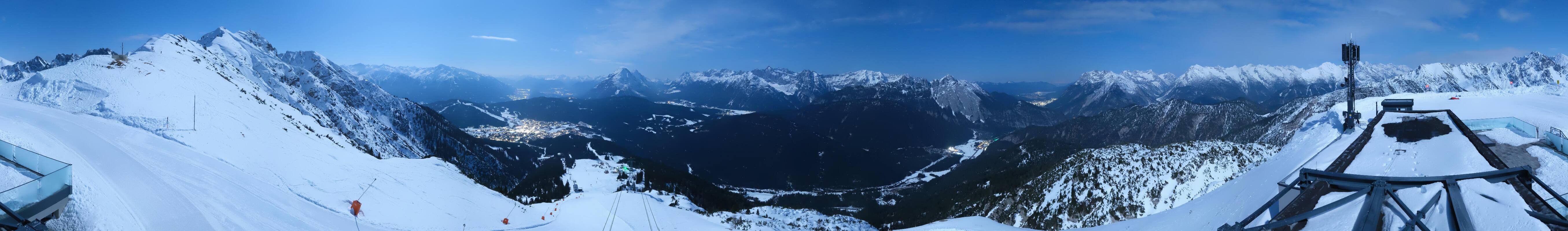 Archiv Foto Webcam Seefeld Rosshütte - Bergstation Seefelder Joch