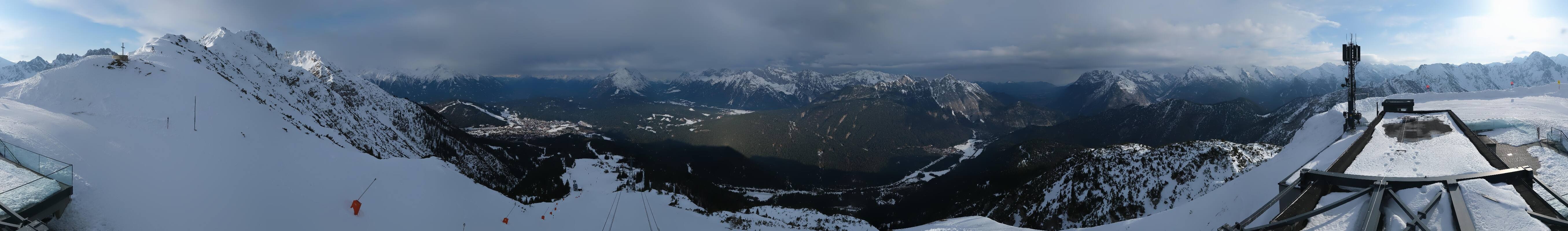 Archiv Foto Webcam Seefeld Rosshütte - Bergstation Seefelder Joch