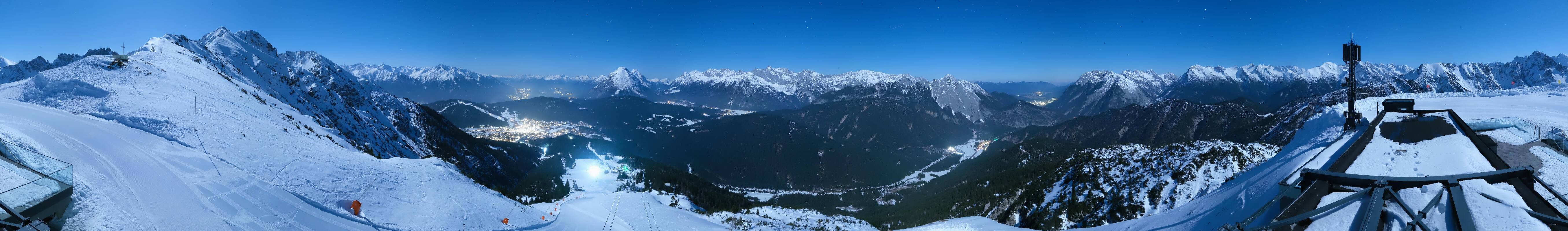 Archiv Foto Webcam Seefeld Rosshütte - Bergstation Seefelder Joch