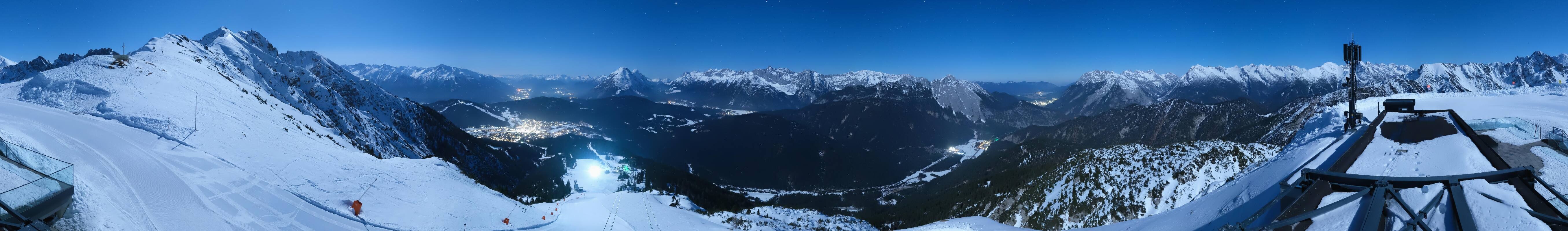 Archiv Foto Webcam Seefeld Rosshütte - Bergstation Seefelder Joch