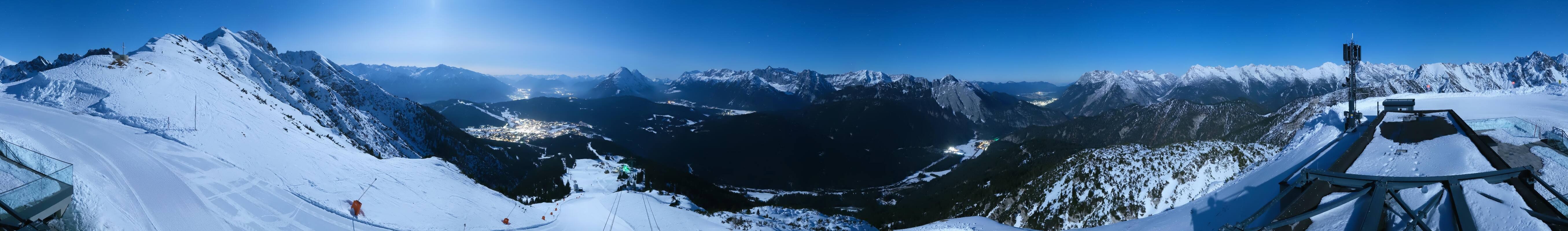 Archiv Foto Webcam Seefeld Rosshütte - Bergstation Seefelder Joch