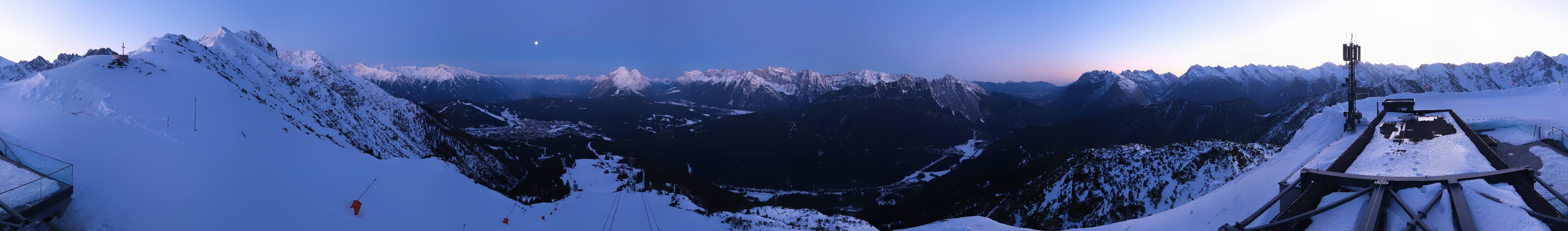 Archiv Foto Webcam Seefeld Rosshütte - Bergstation Seefelder Joch