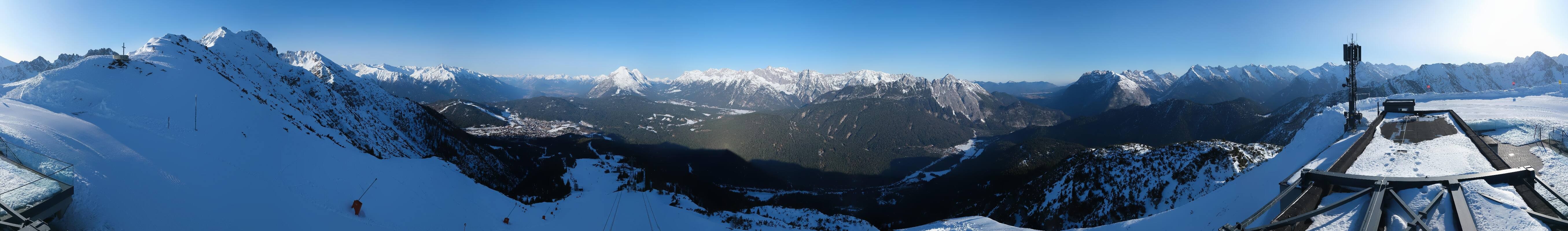 Archiv Foto Webcam Seefeld Rosshütte - Bergstation Seefelder Joch