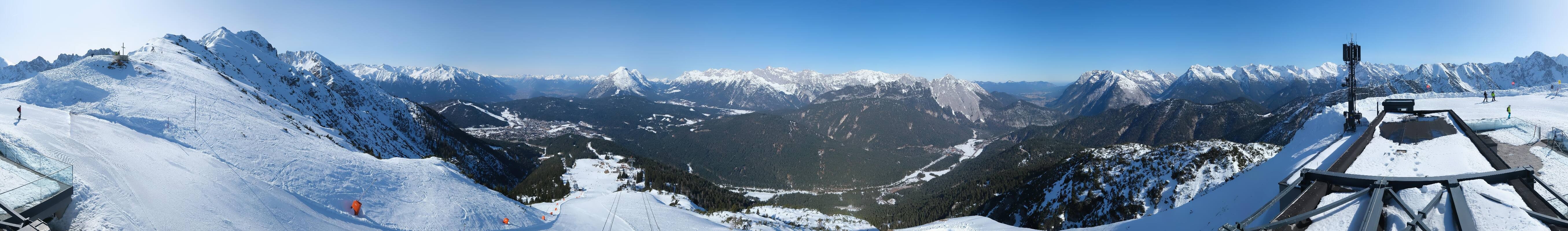 Archiv Foto Webcam Seefeld Rosshütte - Bergstation Seefelder Joch