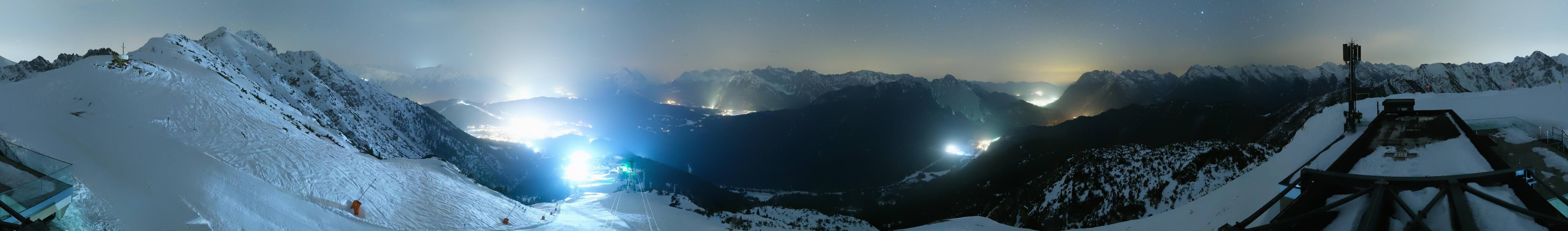 Archiv Foto Webcam Seefeld Rosshütte - Bergstation Seefelder Joch