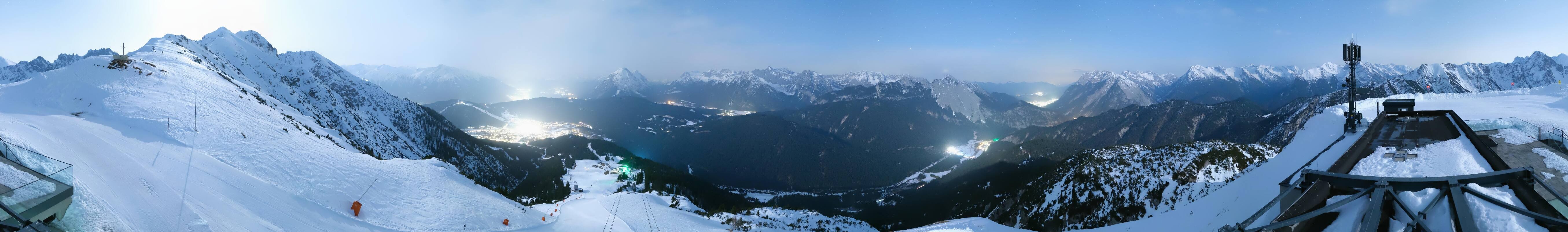 Archiv Foto Webcam Seefeld Rosshütte - Bergstation Seefelder Joch