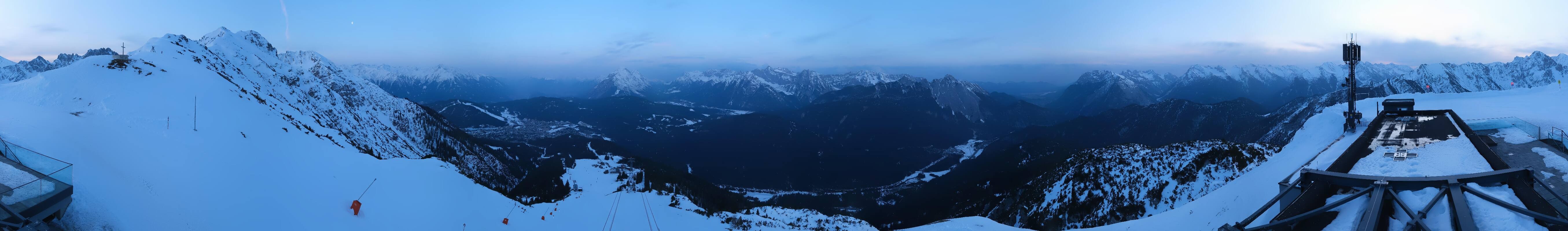 Archiv Foto Webcam Seefeld Rosshütte - Bergstation Seefelder Joch