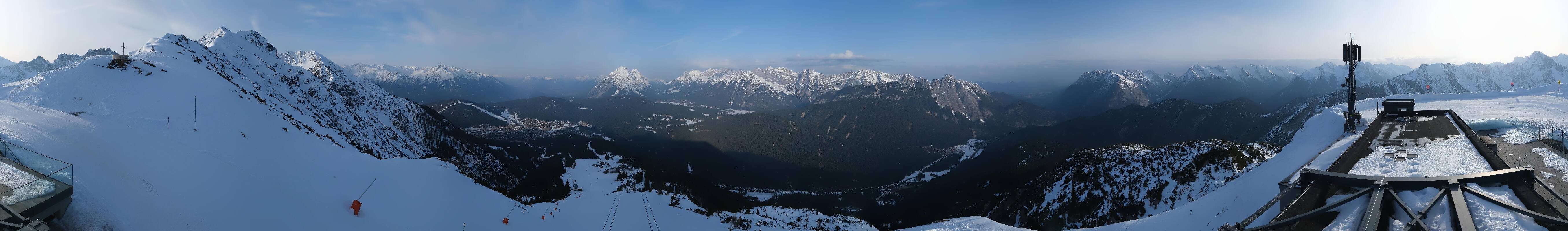 Archiv Foto Webcam Seefeld Rosshütte - Bergstation Seefelder Joch
