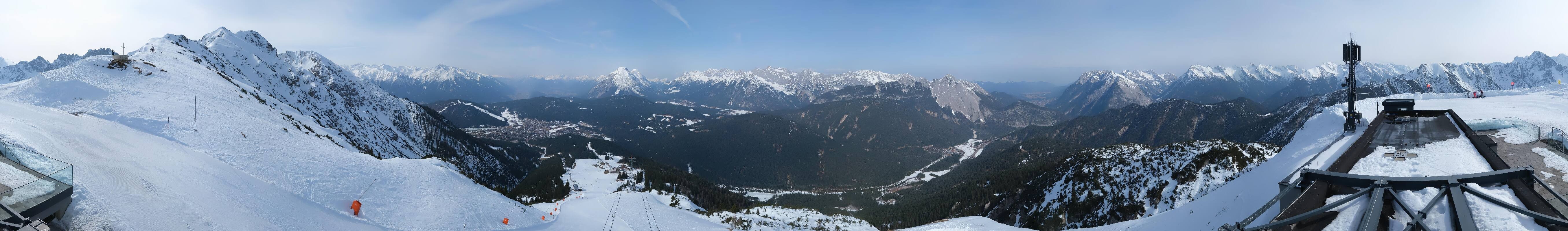 Archiv Foto Webcam Seefeld Rosshütte - Bergstation Seefelder Joch