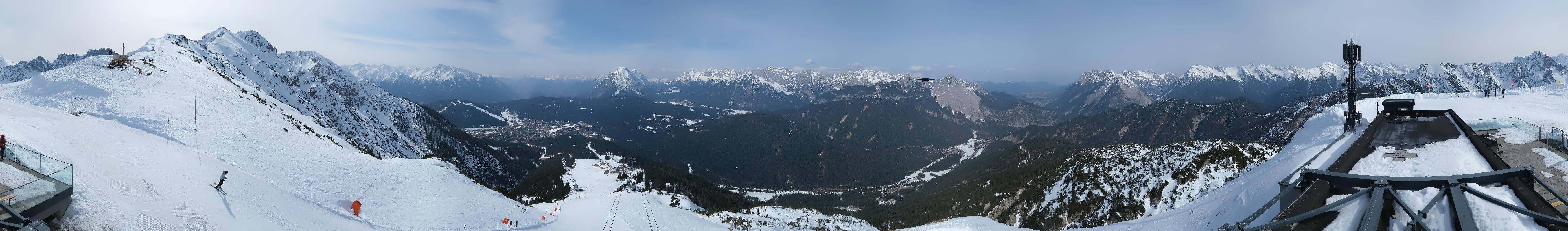 Archiv Foto Webcam Seefeld Rosshütte - Bergstation Seefelder Joch