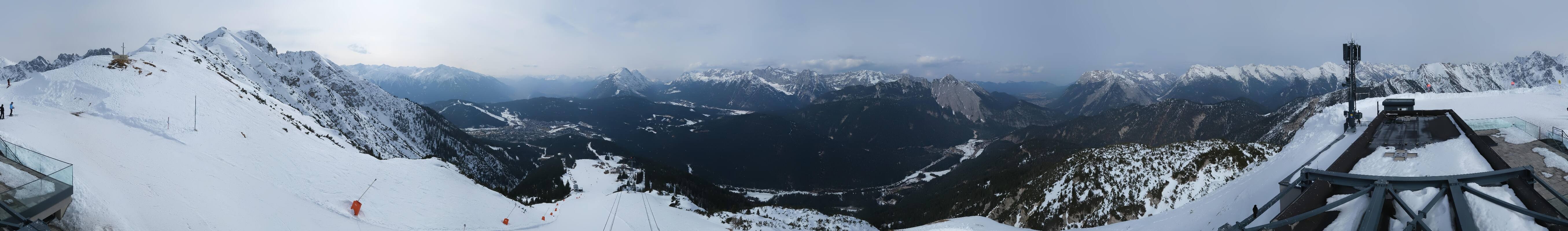 Archiv Foto Webcam Seefeld Rosshütte - Bergstation Seefelder Joch