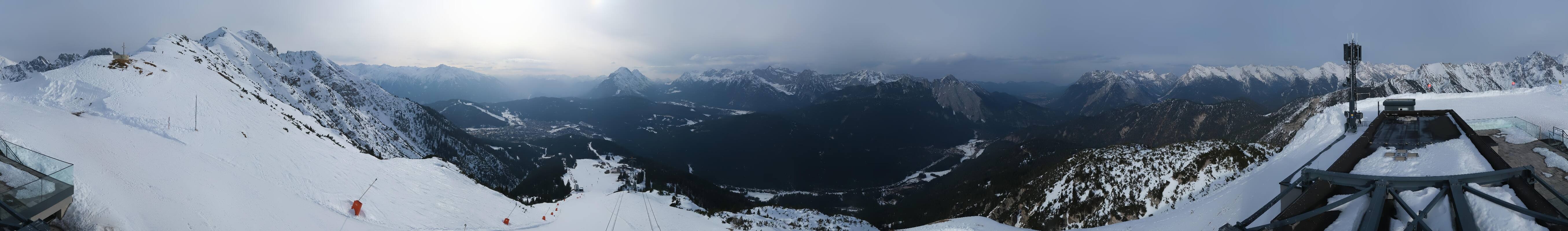 Archiv Foto Webcam Seefeld Rosshütte - Bergstation Seefelder Joch