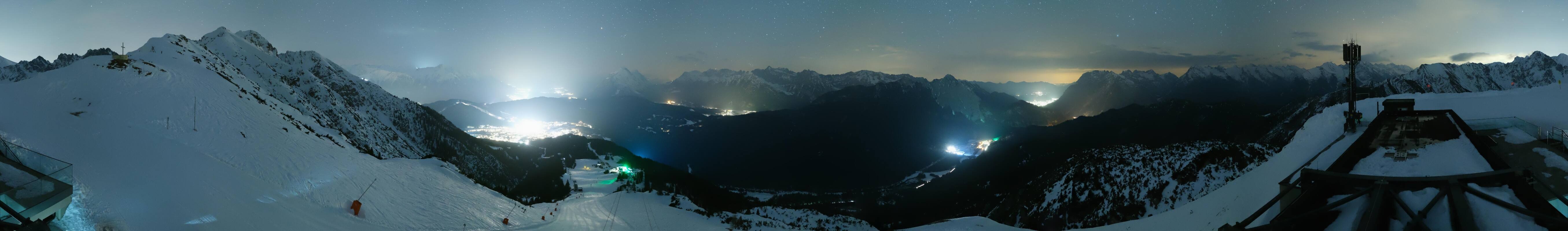Archiv Foto Webcam Seefeld Rosshütte - Bergstation Seefelder Joch