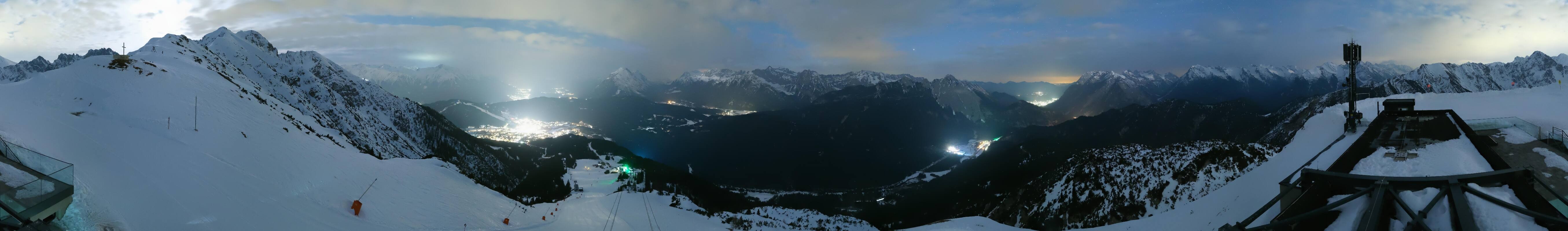 Archiv Foto Webcam Seefeld Rosshütte - Bergstation Seefelder Joch