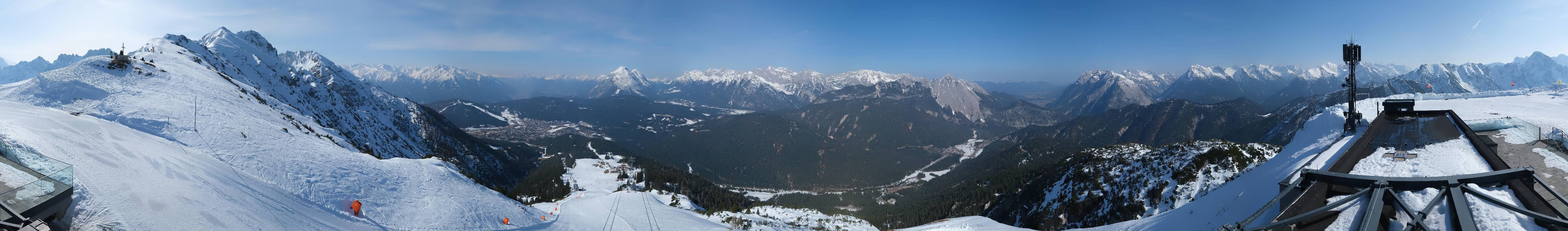 Archived image Webcam Seefeld Rosshütte - Seefelder Joch