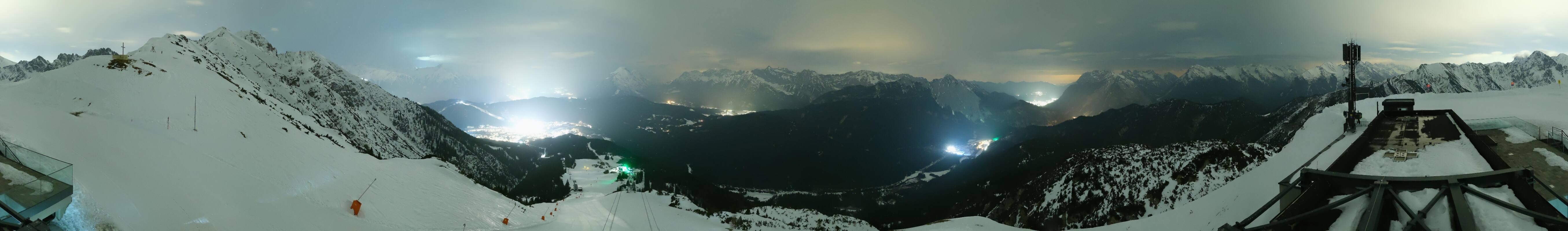 Archiv Foto Webcam Seefeld Rosshütte - Bergstation Seefelder Joch
