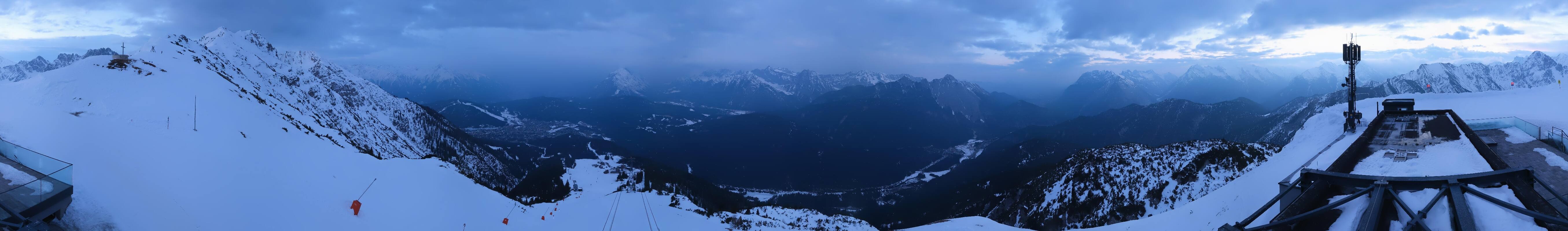 Archiv Foto Webcam Seefeld Rosshütte - Bergstation Seefelder Joch