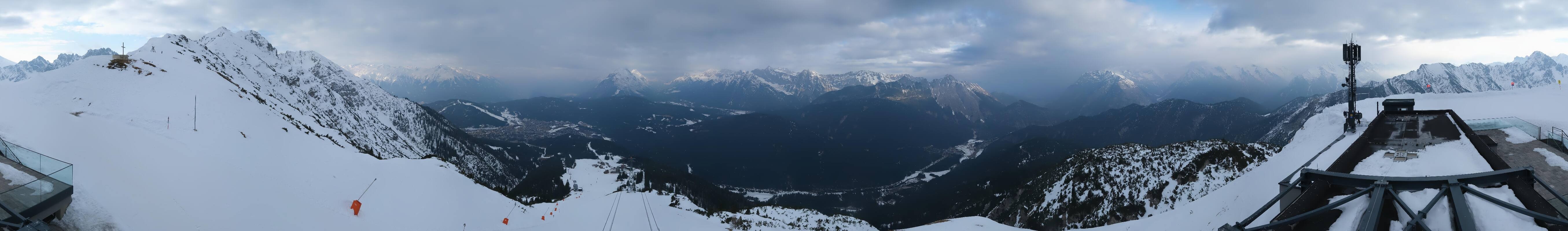 Archiv Foto Webcam Seefeld Rosshütte - Bergstation Seefelder Joch