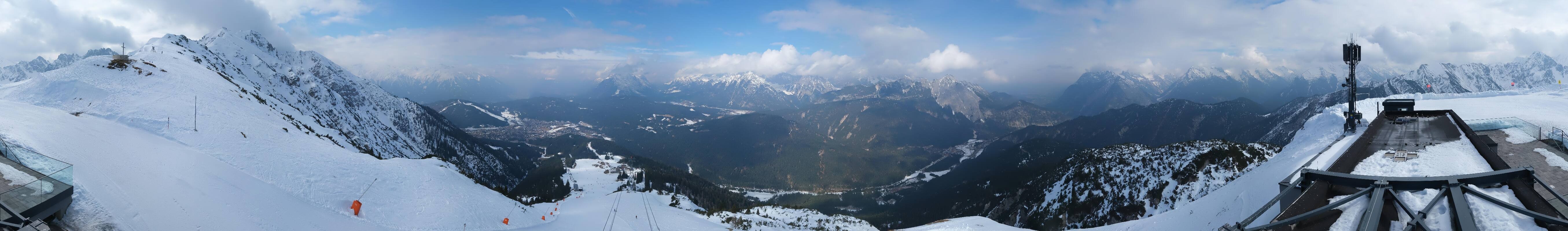 Archiv Foto Webcam Seefeld Rosshütte - Bergstation Seefelder Joch