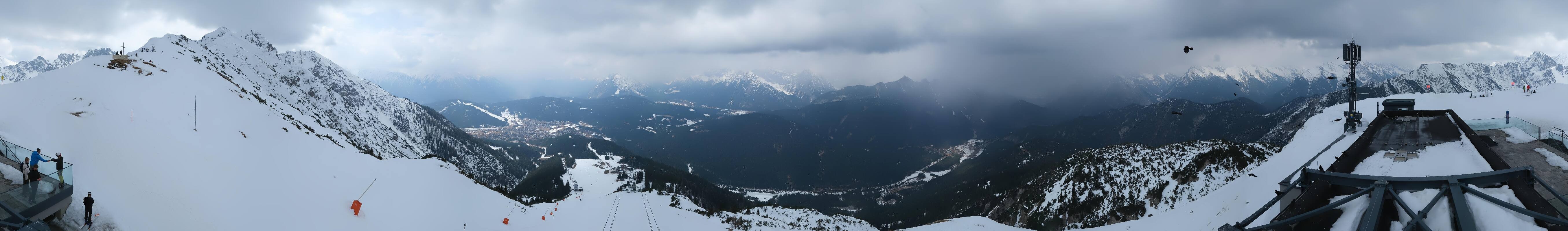 Archiv Foto Webcam Seefeld Rosshütte - Bergstation Seefelder Joch