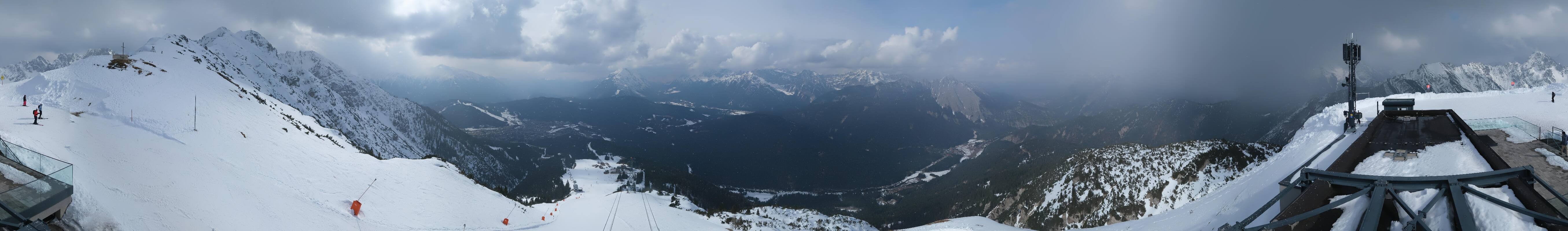 Archiv Foto Webcam Seefeld Rosshütte - Bergstation Seefelder Joch
