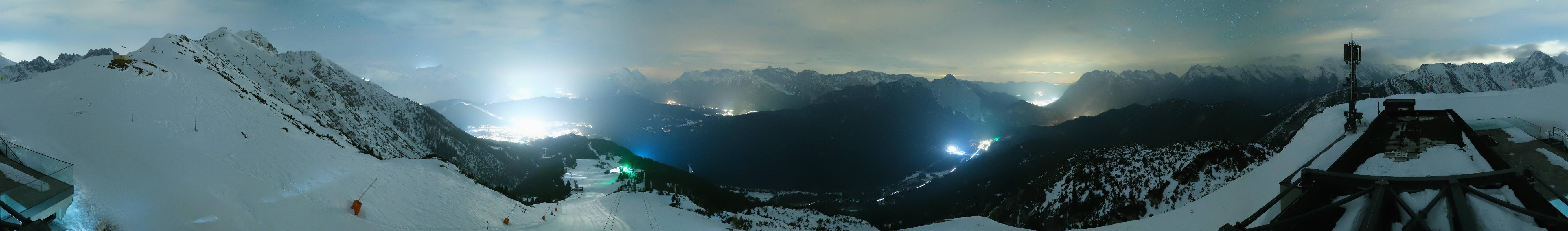 Archiv Foto Webcam Seefeld Rosshütte - Bergstation Seefelder Joch