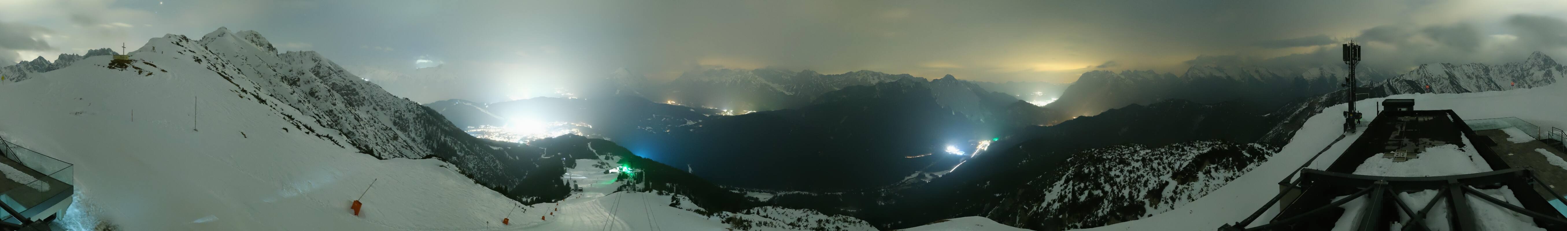 Archiv Foto Webcam Seefeld Rosshütte - Bergstation Seefelder Joch