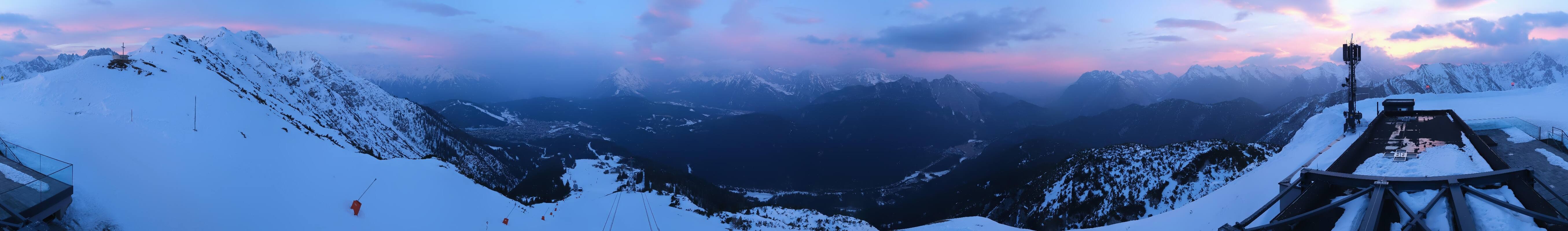 Archiv Foto Webcam Seefeld Rosshütte - Bergstation Seefelder Joch