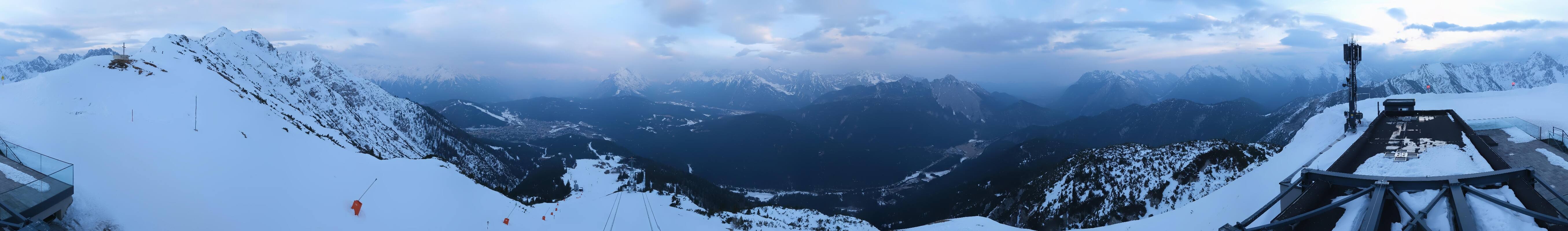 Archiv Foto Webcam Seefeld Rosshütte - Bergstation Seefelder Joch
