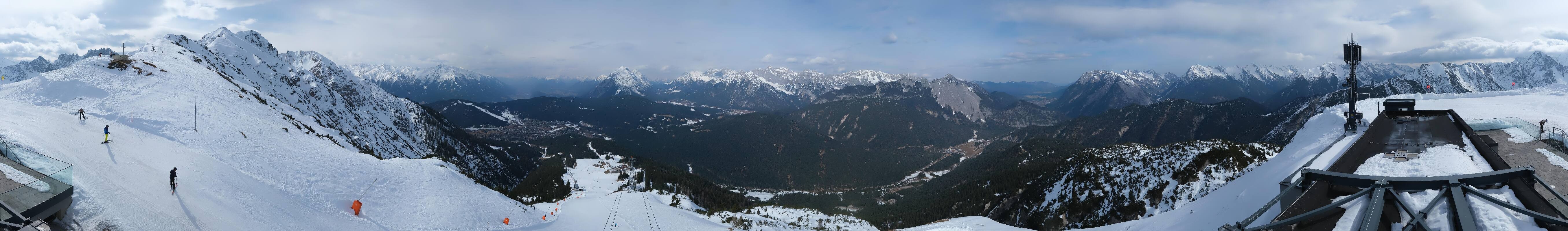 Archiv Foto Webcam Seefeld Rosshütte - Bergstation Seefelder Joch
